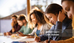 A group of adults learning together 