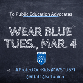 Wear Blue March 4th Flyer 